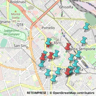 Mappa Via Ambrogio Spinola, 20149 Milano MI, Italia (1.2055)