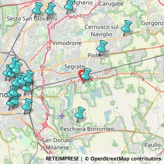 Mappa Via S. Bovio, 20054 Segrate MI, Italia (6.576)