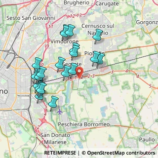Mappa Via S. Bovio, 20054 Segrate MI, Italia (3.742)