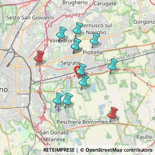 Mappa Via S. Bovio, 20054 Segrate MI, Italia (3.47583)