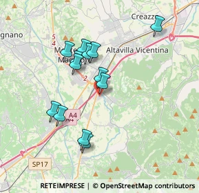 Mappa Via Natta, 36040 Brendola VI, Italia (3.25077)