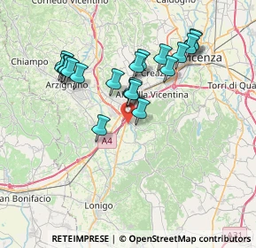 Mappa Via Natta, 36040 Brendola VI, Italia (6.7955)