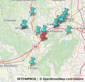Mappa Via Natta, 36040 Brendola VI, Italia (7.36571)