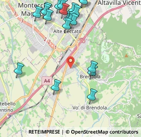 Mappa Via Natta, 36040 Brendola VI, Italia (2.561)