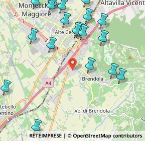 Mappa Via Natta, 36040 Brendola VI, Italia (2.6325)