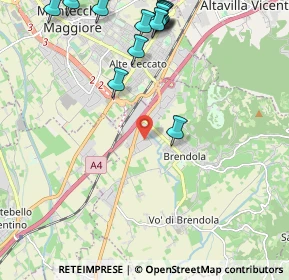 Mappa Via Natta, 36040 Brendola VI, Italia (2.70385)