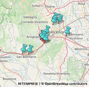 Mappa Via Natta, 36040 Brendola VI, Italia (9.77)