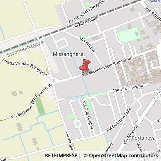 Mappa Via Michelangelo Buonarroti,  63, 56021 Galliate, Novara (Piemonte)