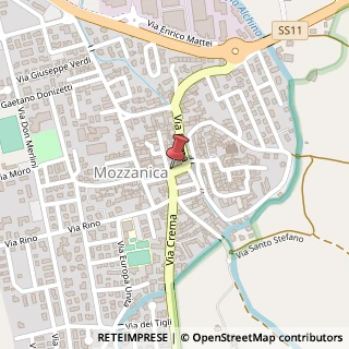 Mappa Via Umberto I, 10, 24050 Mozzanica, Bergamo (Lombardia)