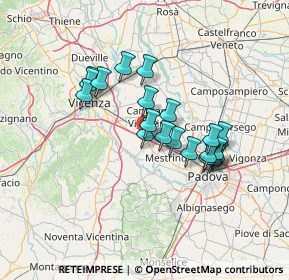 Mappa Via Celotto, 36040 Grisignano di Zocco VI, Italia (11.201)