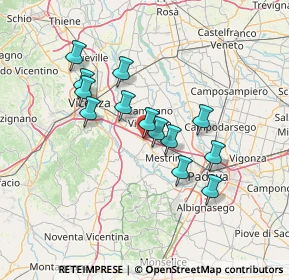 Mappa Via Celotto, 36040 Grisignano di Zocco VI, Italia (11.75077)