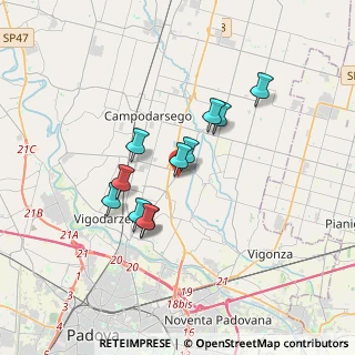 Mappa Via Cà Ponte, 35011 Campodarsego PD, Italia (2.76182)