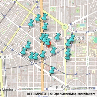 Mappa Via Bronzino, 20133 Milano MI, Italia (0.3955)