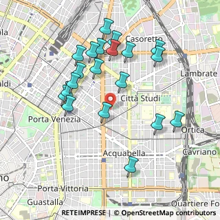 Mappa Via Bronzino, 20133 Milano MI, Italia (0.9685)