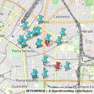 Mappa Via Bronzino, 20133 Milano MI, Italia (0.9765)