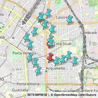 Mappa Via Bronzino, 20133 Milano MI, Italia (0.9145)