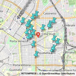 Mappa Via Bronzino, 20133 Milano MI, Italia (0.842)