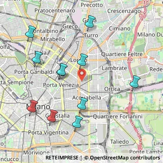 Mappa Via Bronzino, 20133 Milano MI, Italia (2.26455)