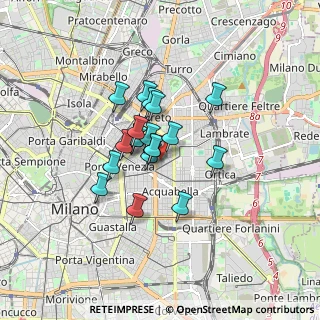 Mappa Via Bronzino, 20133 Milano MI, Italia (1.11316)
