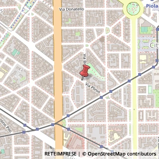 Mappa Via Plinio, 55, 20129 Milano, Milano (Lombardia)
