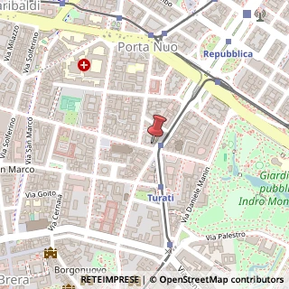 Mappa Via della Moscova, 12, 20121 Milano, Milano (Lombardia)