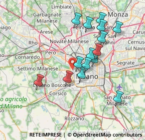 Mappa Via Monte Cervino, 20149 Milano MI, Italia (6.716)