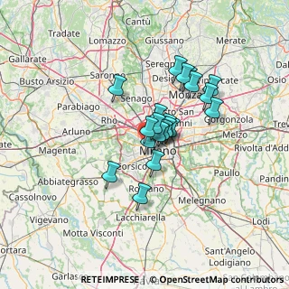 Mappa Via Monte Cervino, 20149 Milano MI, Italia (9.4405)