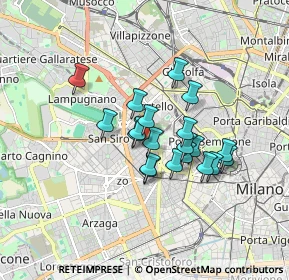 Mappa Via Monte Cervino, 20149 Milano MI, Italia (1.263)