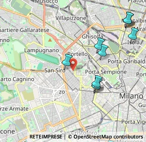 Mappa Via Monte Cervino, 20149 Milano MI, Italia (3.08533)