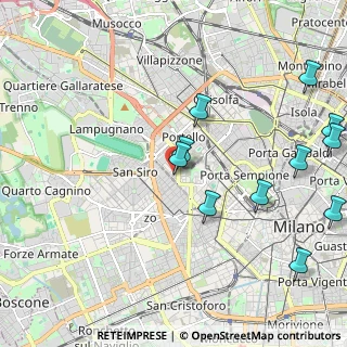 Mappa Via Monte Cervino, 20149 Milano MI, Italia (2.51727)