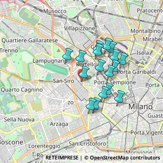 Mappa Via Monte Cervino, 20149 Milano MI, Italia (1.49765)