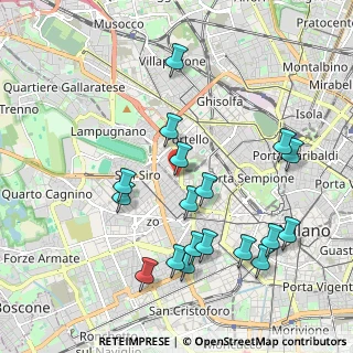 Mappa Via Monte Cervino, 20149 Milano MI, Italia (2.11722)