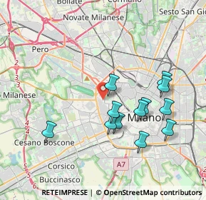 Mappa Via Monte Cervino, 20149 Milano MI, Italia (3.6075)