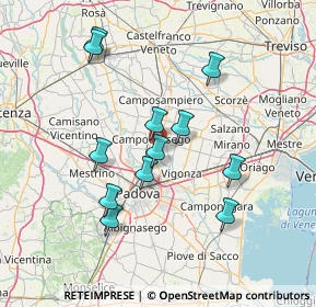 Mappa Via Camillo Benso Conte di Cavour, 35011 Campodarsego PD, Italia (13.56)