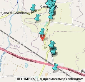 Mappa Via Monte Sabotino, 35035 Mestrino PD, Italia (1.14074)
