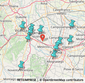 Mappa Via Monte Sabotino, 35035 Mestrino PD, Italia (14.77455)