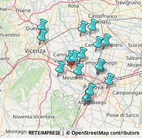 Mappa Via Monte Sabotino, 35035 Mestrino PD, Italia (12.27529)