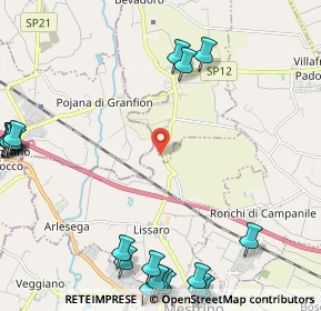 Mappa Via Monte Sabotino, 35035 Mestrino PD, Italia (3.305)