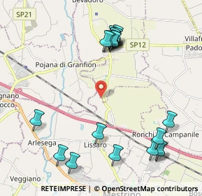 Mappa Via Monte Sabotino, 35035 Mestrino PD, Italia (2.367)