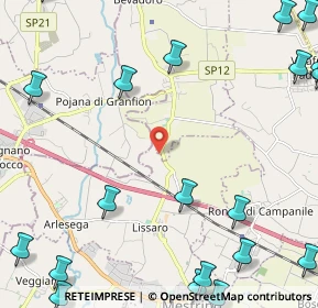 Mappa Via Monte Sabotino, 35035 Mestrino PD, Italia (3.5695)