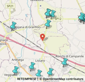 Mappa Via Monte Sabotino, 35035 Mestrino PD, Italia (3.01538)