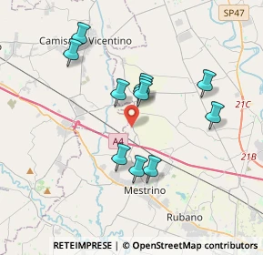 Mappa Via Monte Sabotino, 35035 Mestrino PD, Italia (3.18)
