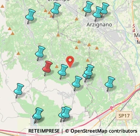 Mappa 37030 Roncà VR, Italia (4.97765)