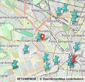 Mappa V.le Berengario, 20149 Milano MI, Italia (2.864)