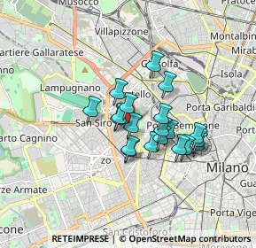 Mappa V.le Berengario, 20149 Milano MI, Italia (1.243)