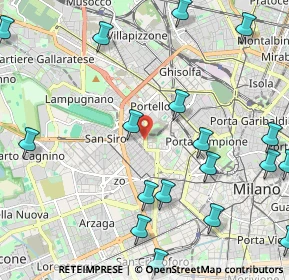 Mappa V.le Berengario, 20149 Milano MI, Italia (2.845)