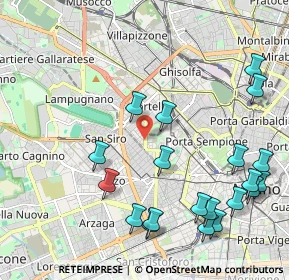 Mappa V.le Berengario, 20149 Milano MI, Italia (2.521)