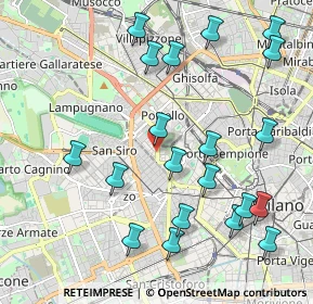 Mappa V.le Berengario, 20149 Milano MI, Italia (2.3335)