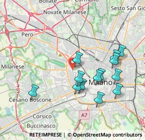 Mappa V.le Berengario, 20149 Milano MI, Italia (3.67385)