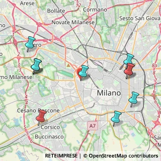 Mappa V.le Berengario, 20149 Milano MI, Italia (5.00455)